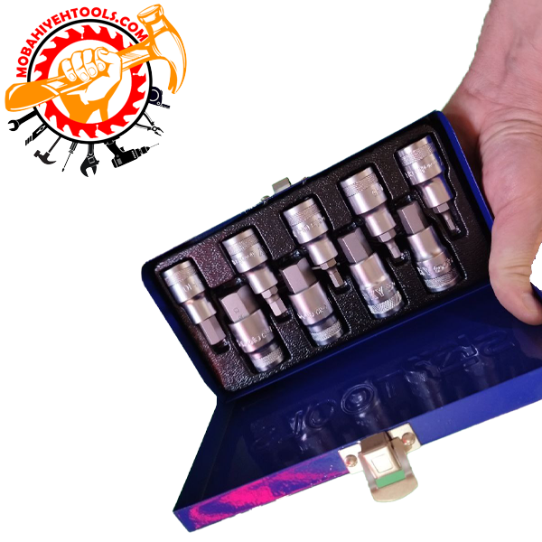 آچار بکس آلنی 9 پارچه 1/2 اسکای کد ST-7129H