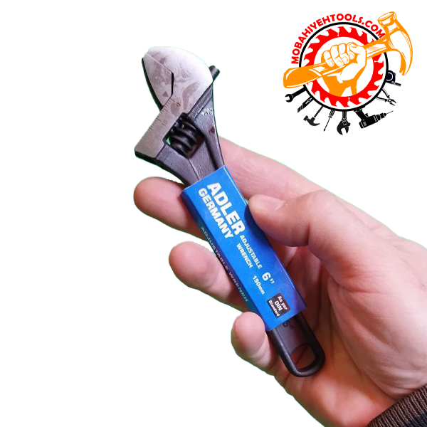 آچار فرانسه 6 اینچ مشکی آدلر ADLER