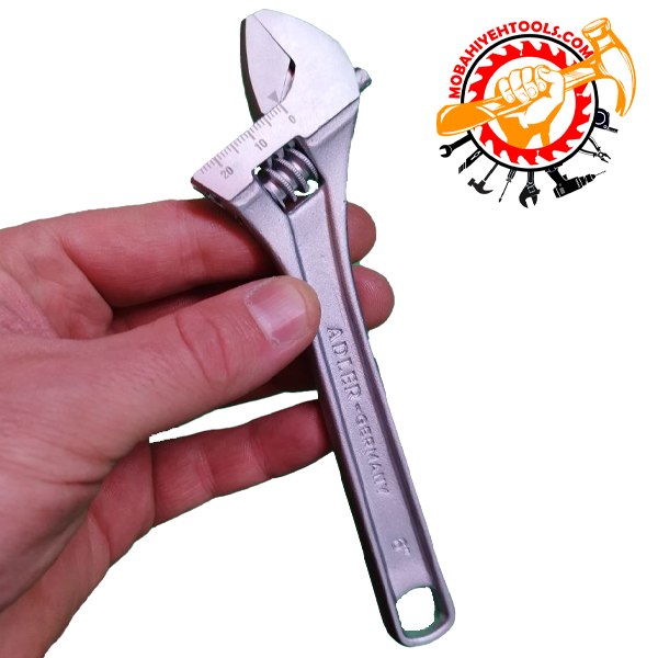 آچار فرانسه ۶ اینچ سفید آدلر ADLER