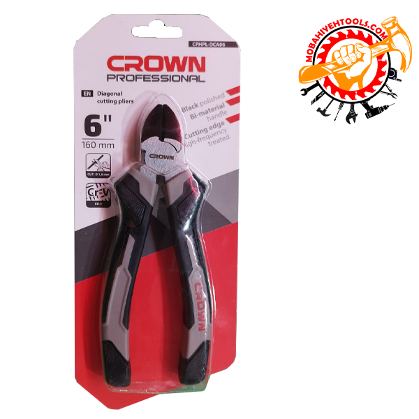 انبر سیمچین 6 اینچ کرون CROWN کد CPHPL-DCA06