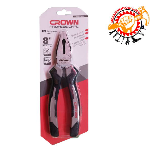 انبردست 8 اینچ کرون CROWN کد CPHPL-COA08